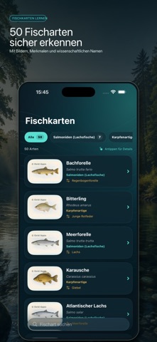 Fischkarten lernen: App-Store-Screenshot 2